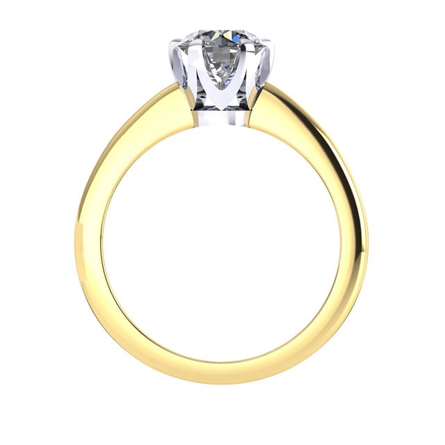 Mappin & Webb Hermione 18ct Yellow Gold 0.25ct Diamond Engagement Ring - Ring Size M