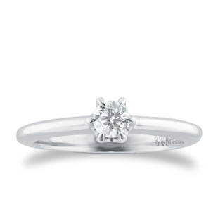 Mappin & Webb Hermione Platinum 0.25ct Diamond Engagement Ring