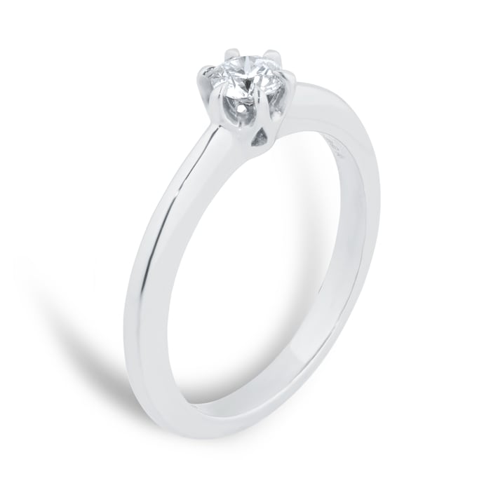 Mappin & Webb Hermione Platinum 0.25ct Diamond Engagement Ring