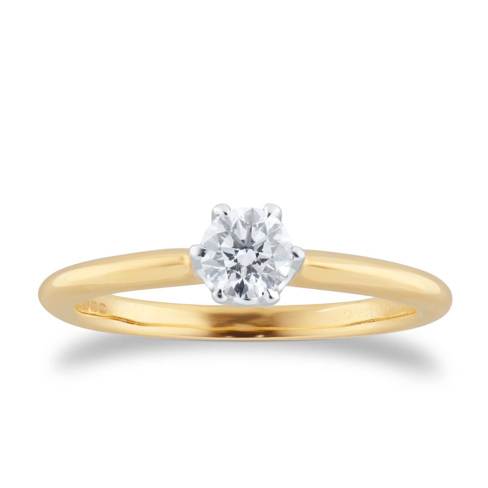 Mappin & Webb Hermione 18ct Yellow Gold 0.40ct Diamond Engagement Ring