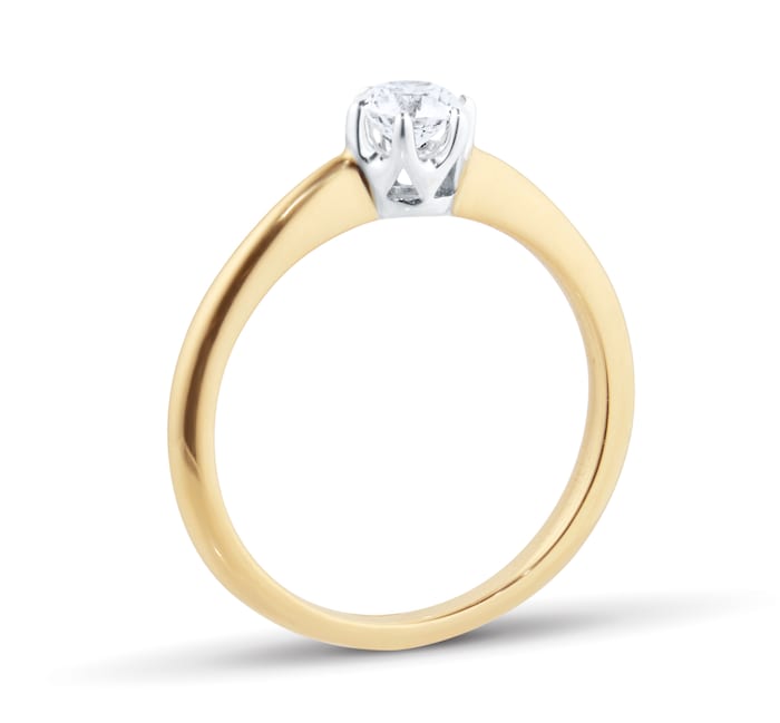 Mappin & Webb Hermione 18ct Yellow Gold 0.40ct Diamond Engagement Ring - Ring Size N