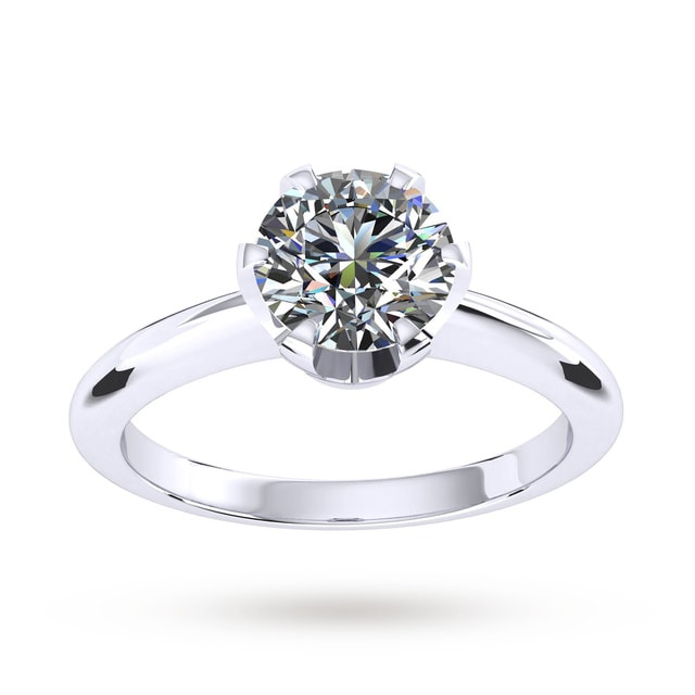 Hermione Platinum 0.40ct Diamond Engagement Ring - Ring Size P
