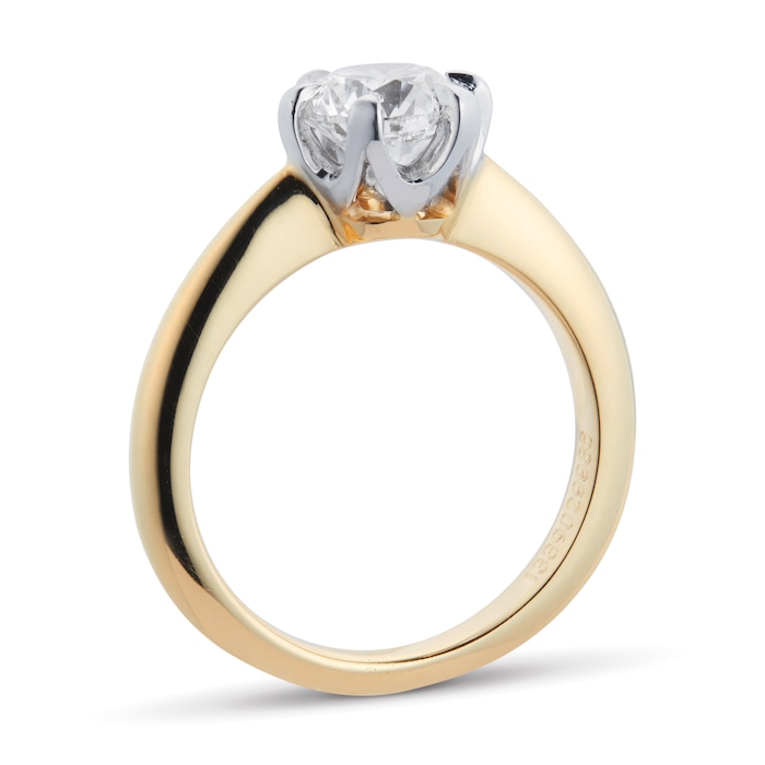 Mappin & Webb Hermione 18ct Yellow Gold 1.00ct Diamond Engagement Ring - Ring Size K