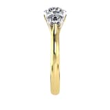 Mappin & Webb Ena Harkness Three Stone 18ct Yellow Gold 1.60cttw Diamond Engagement Ring - Ring Size N