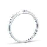 Goldsmiths 9ct White Gold Multistone Diamond Bridal Set - Ring Size L