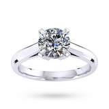 Mappin & Webb Sweet Belvedere Platinum 0.50ct Diamond Engagement Ring