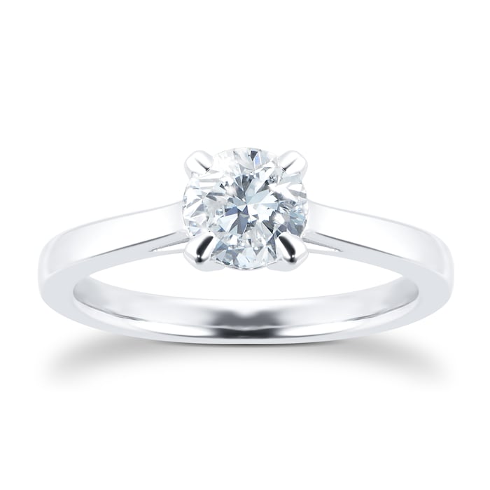 Mappin & Webb Sweet Belvedere Platinum 0.70ct Diamond Engagement Ring - Ring Size Q