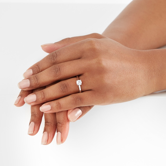 Mappin & Webb Sweet Belvedere Platinum 0.70ct Diamond Engagement Ring - Ring Size Q
