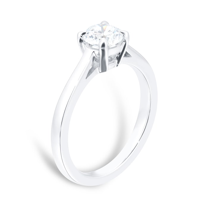 Mappin & Webb Sweet Belvedere Platinum 0.70ct Diamond Engagement Ring - Ring Size Q