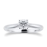 Mappin & Webb Silhouette 18ct White Gold 0.50ct Diamond Engagement Ring
