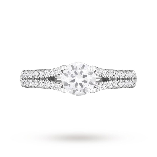 Goldsmiths 18ct White Gold 1.00cttw Brilliant Cut Diamond Ring Goldsmiths 18ct White Gold 1.00cttw Brilliant Cut Diamond Ring