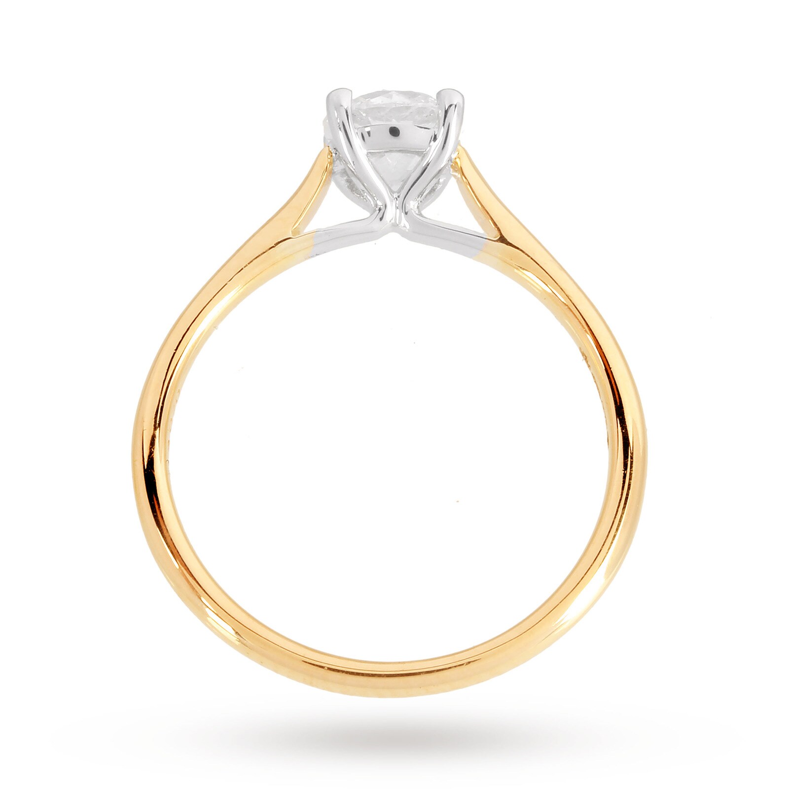 Goldsmiths Brilliant Cut 0.70ct 4 Claw Diamond Solitaire Ring In 9ct Yellow Gold Goldsmiths Brilliant Cut 0.70ct 4 Claw Diamond Solitaire Ring In 9ct Yellow Gold