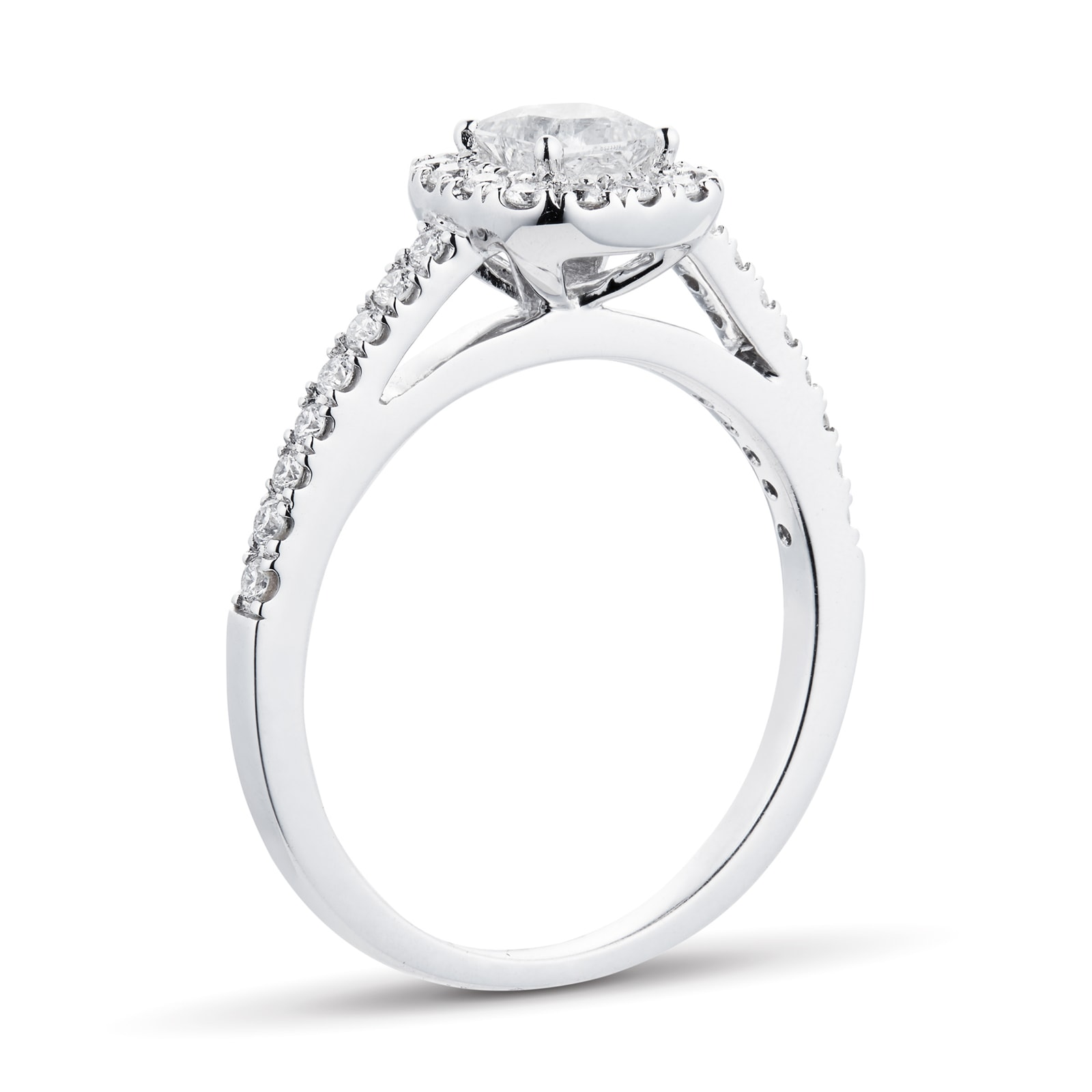 Simple princess cut engagement on sale rings