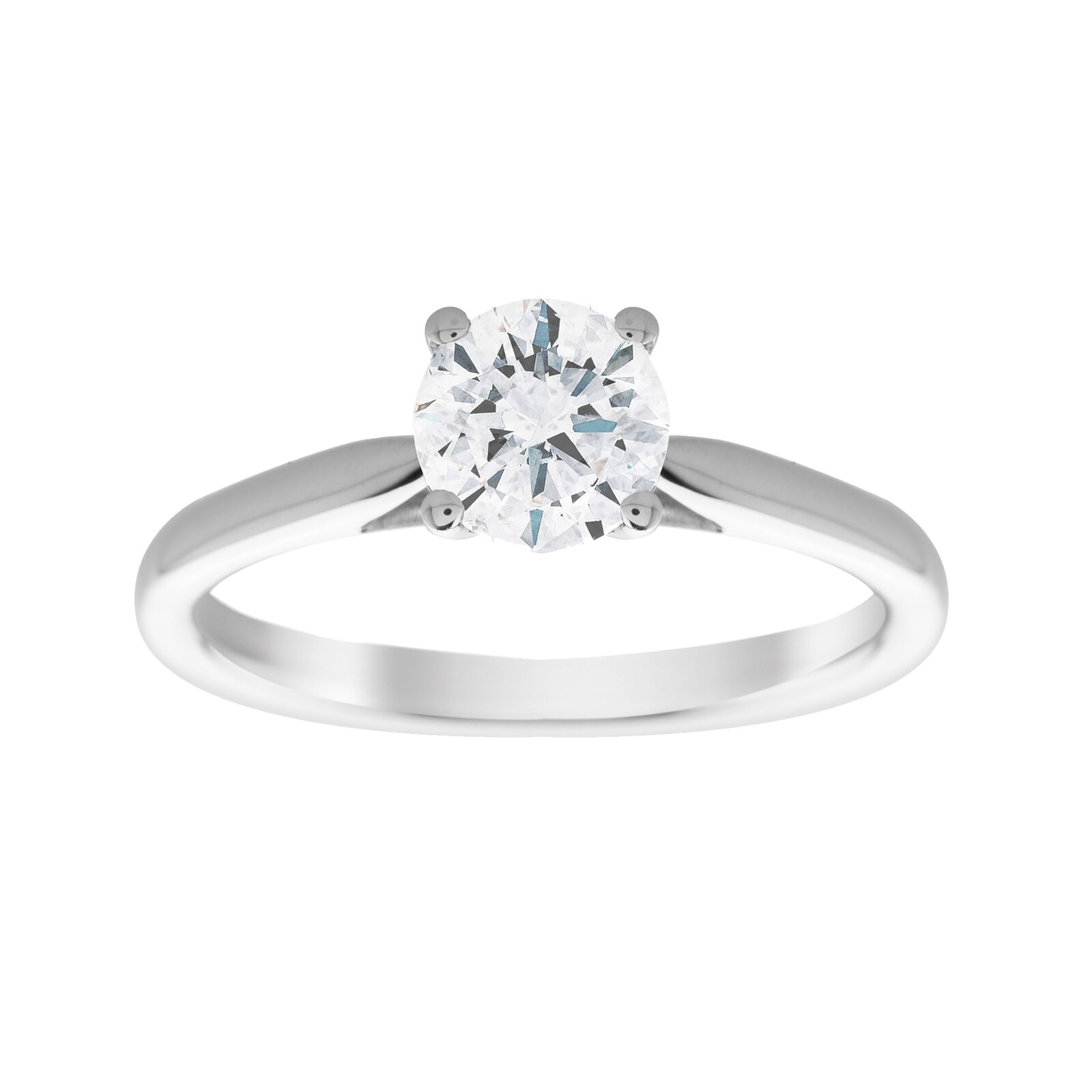 18ct white gold 1 carat diamond ring