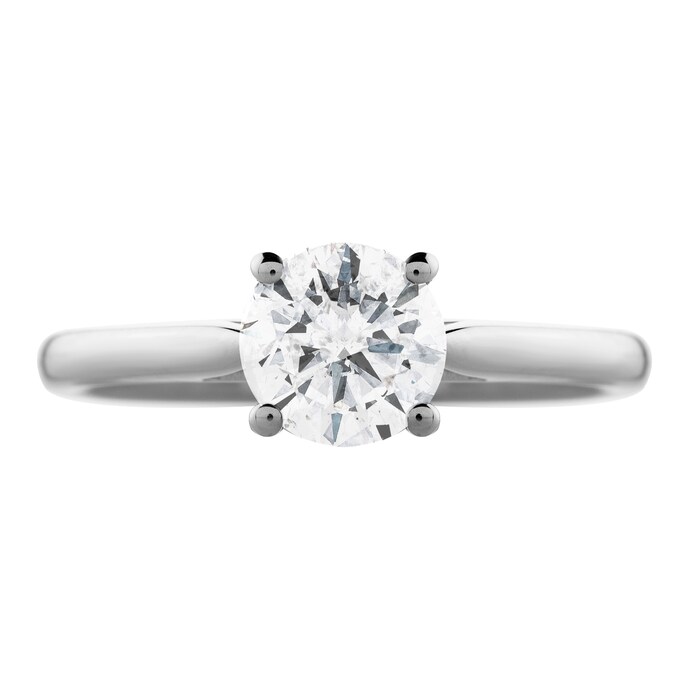 Goldsmiths 18ct White Gold 1.00ct Diamond Solitaire Ring