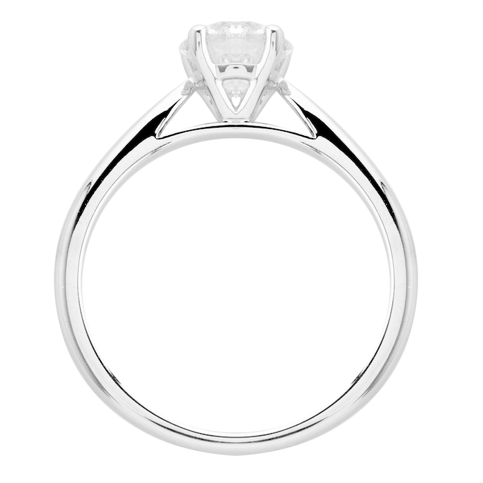 Goldsmiths 18ct White Gold 1.00ct Diamond Solitaire Ring