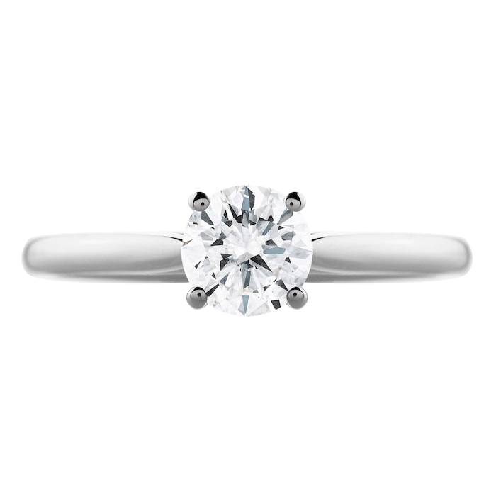 Goldsmiths 18ct White Gold 0.50ct Diamond Solitaire Ring