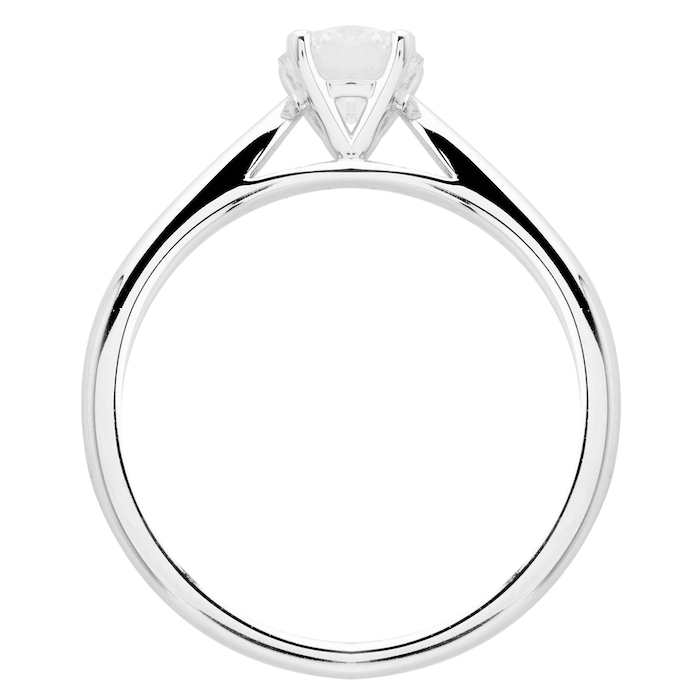 Goldsmiths 18ct White Gold 0.50ct Diamond Solitaire Ring