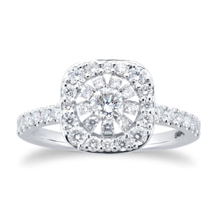 Mappin & Webb Masquerade 18ct White Gold 0.80cttw Diamond Ring