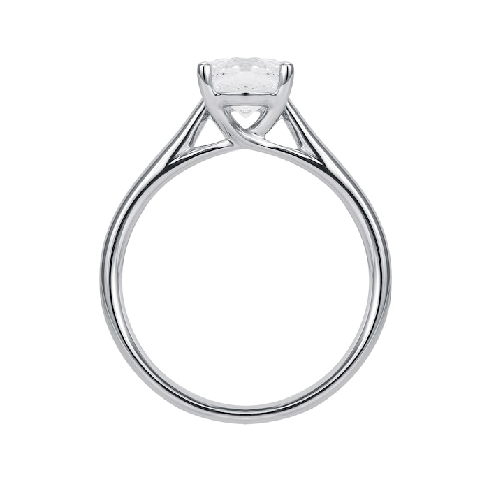 Goldsmiths 18ct White Gold 1.00ct Brilliant Cut Solitaire Ring