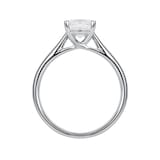 Goldsmiths 18ct White Gold 1.00ct Princess Cut Solitaire Ring