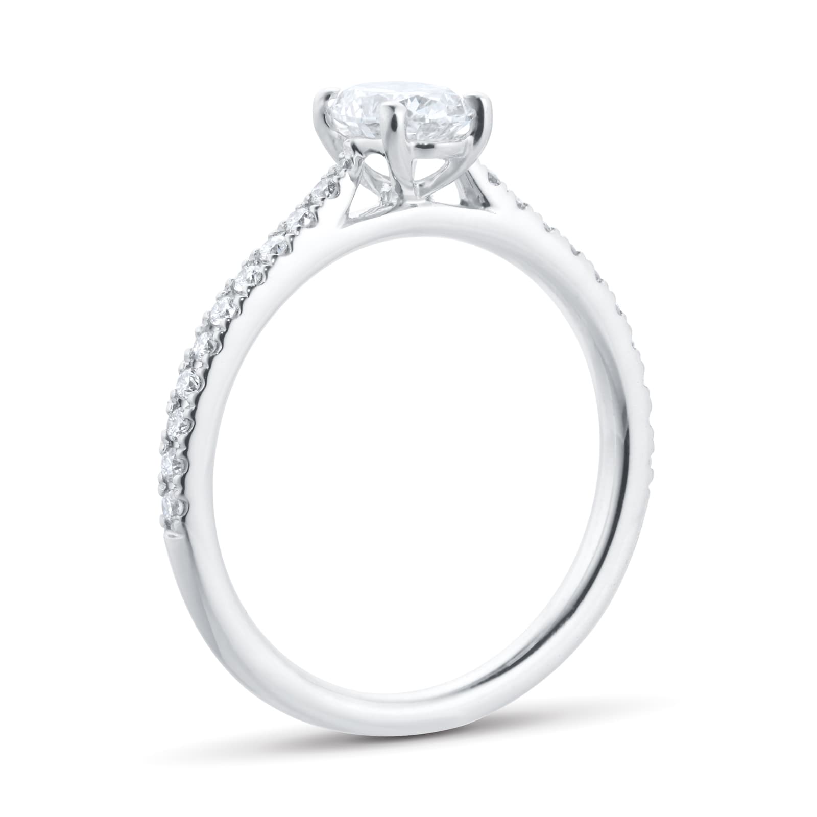 Mappin & Webb Constance Platinum Oval Cut 0.64cttw Engagement Ring Mappin & Webb Constance Platinum Oval Cut 0.64cttw Engagement Ring