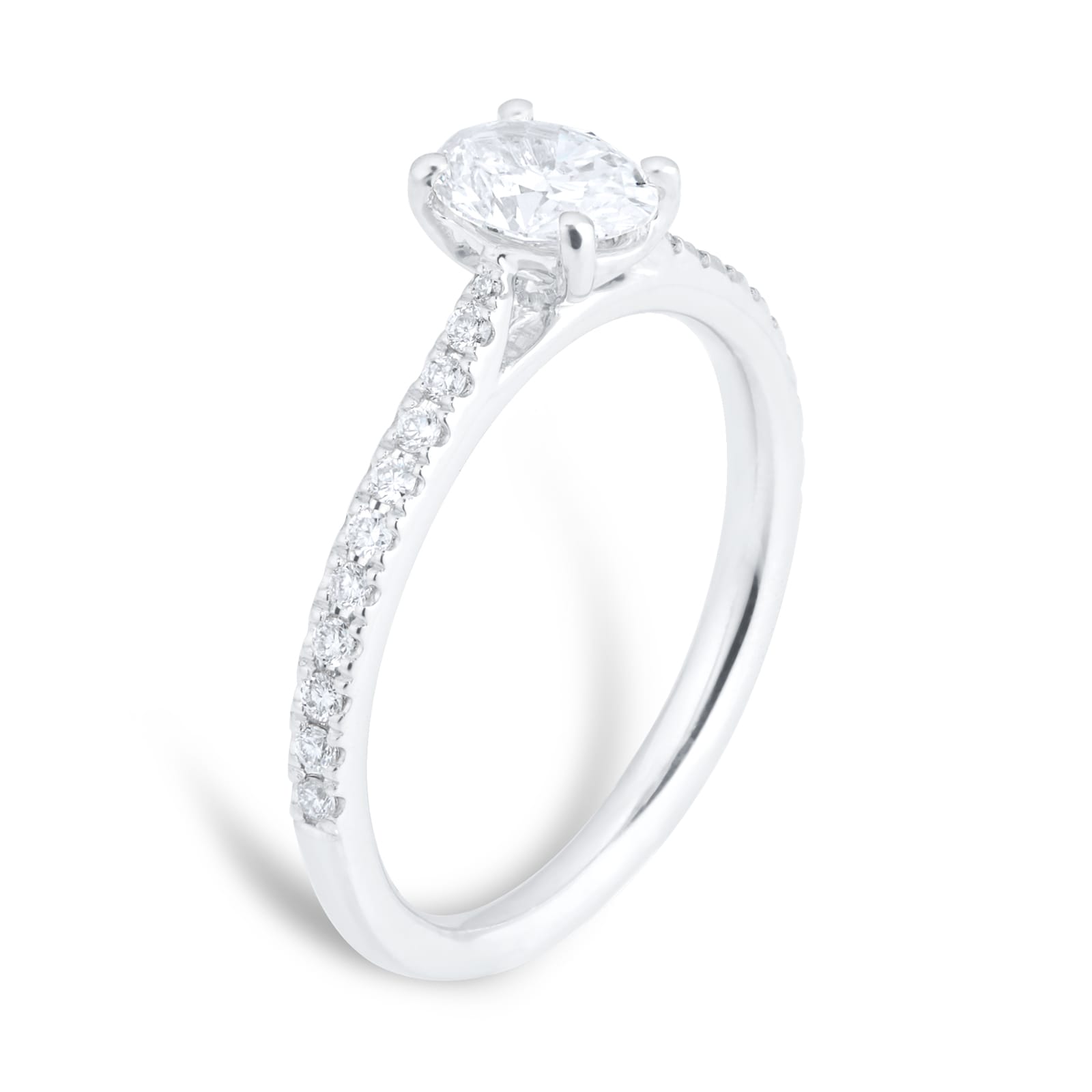 Mappin & Webb Constance Platinum Oval Cut 0.64cttw Engagement Ring Mappin & Webb Constance Platinum Oval Cut 0.64cttw Engagement Ring