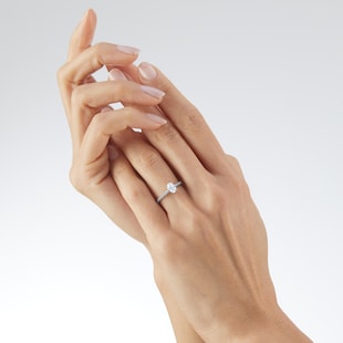 Mappin & Webb Constance Platinum Oval Cut 0.84cttw Engagement Ring