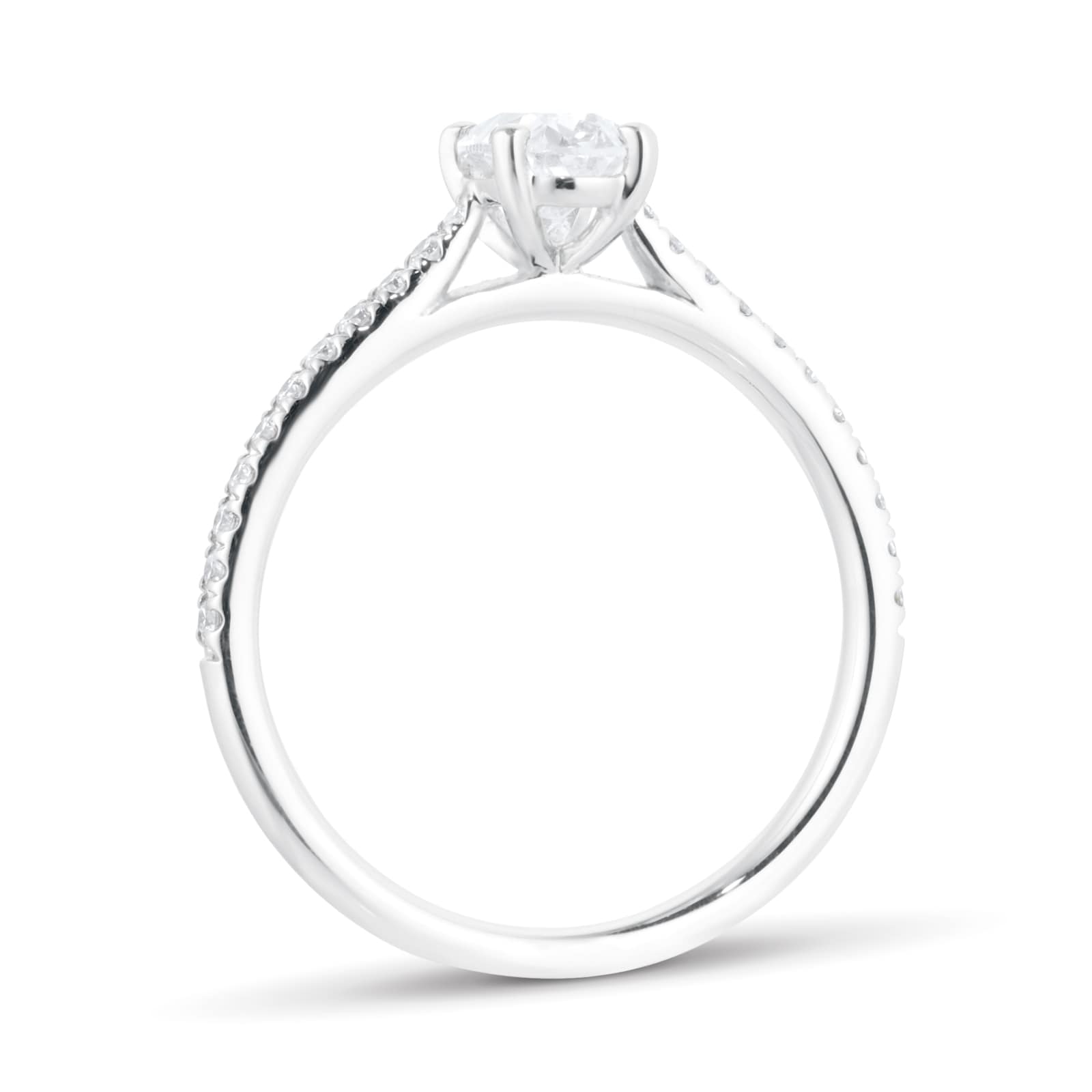 Mappin & Webb Constance Platinum Oval Cut 0.84cttw Engagement Ring Mappin & Webb Constance Platinum Oval Cut 0.84cttw Engagement Ring