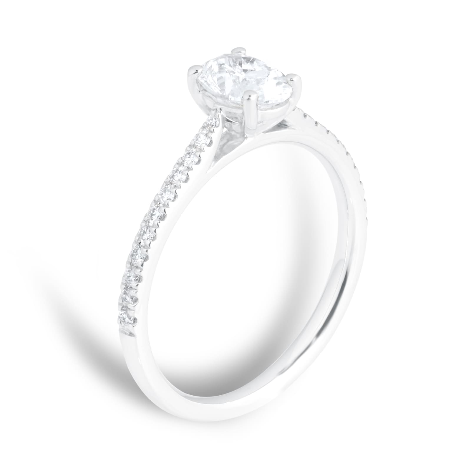 Mappin & Webb Constance Platinum Oval Cut 0.84cttw Engagement Ring Mappin & Webb Constance Platinum Oval Cut 0.84cttw Engagement Ring