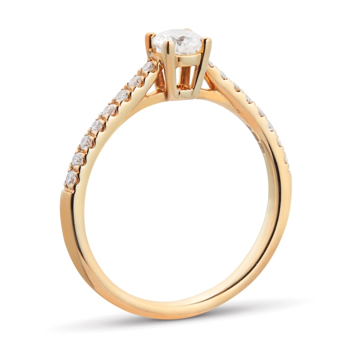 Goldsmiths 9ct Yellow Gold 0.50cttw Diamond Ring