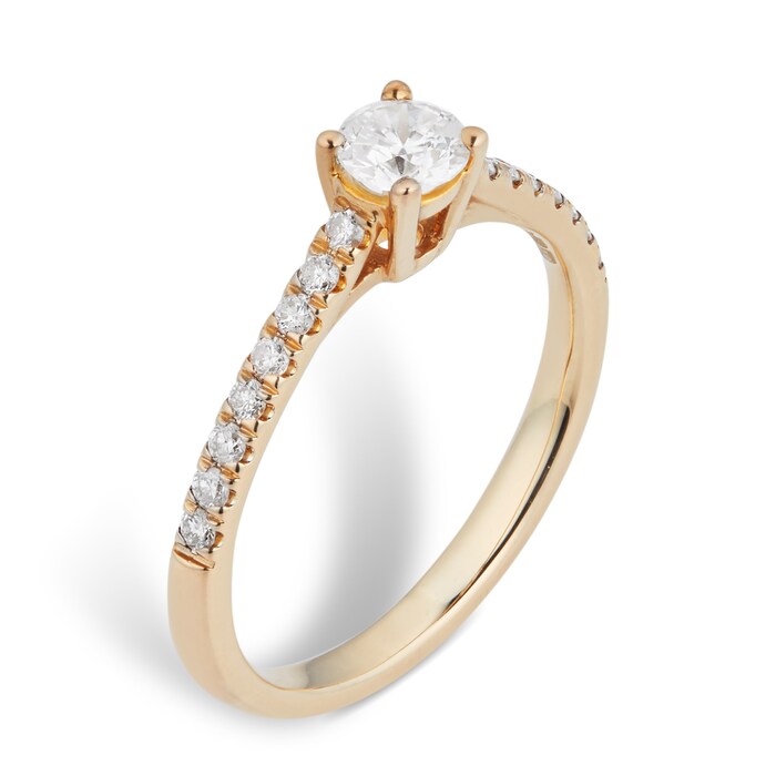 Goldsmiths 9ct Yellow Gold 0.50cttw Diamond Ring