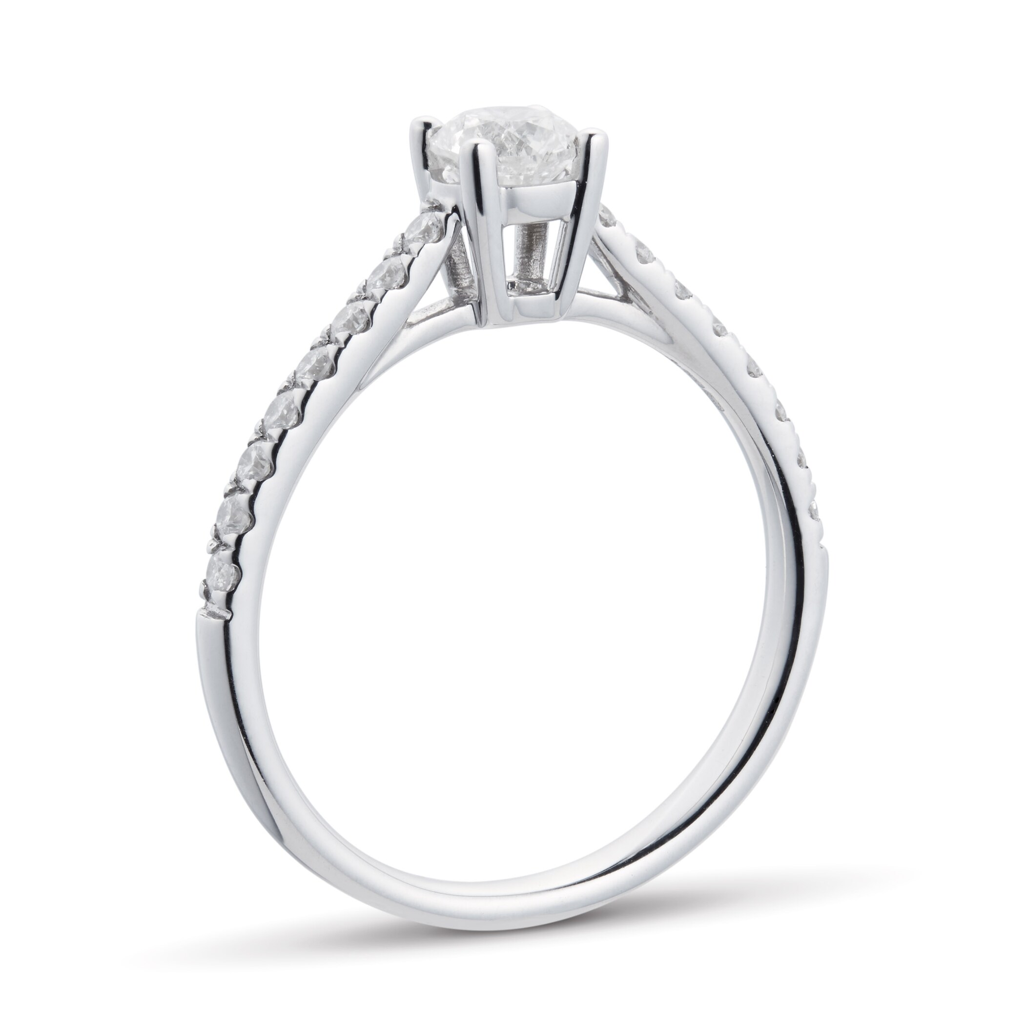 Goldsmiths 9ct White Gold 0.75cttw Diamond Ring