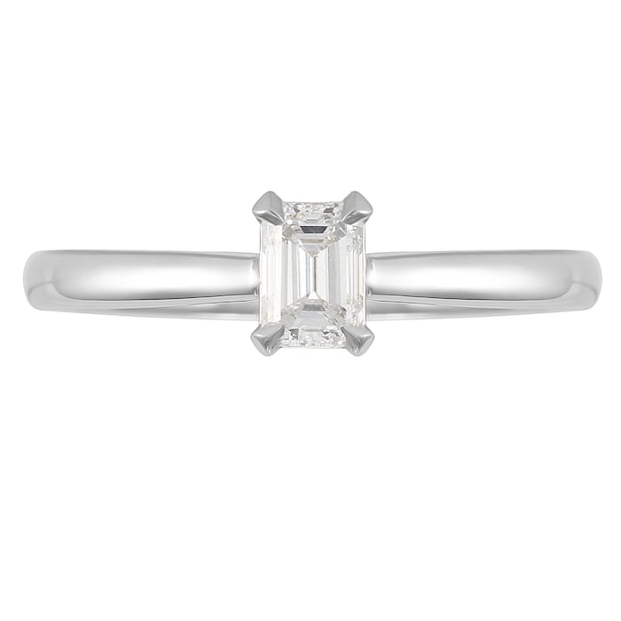 Mappin & Webb Belvedere Platinum 0.80ct Emerald Diamond Engagement Ring