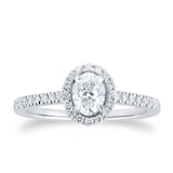 Mappin & Webb Amelia Platinum 0.75cttw Diamond Engagement Ring