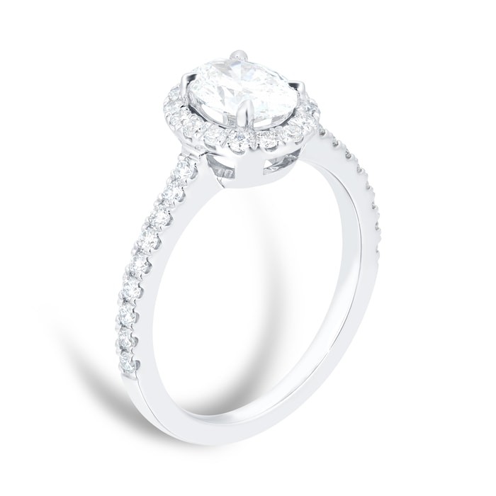 Mappin & Webb Amelia Platinum 1.20cttw Diamond Engagement Ring