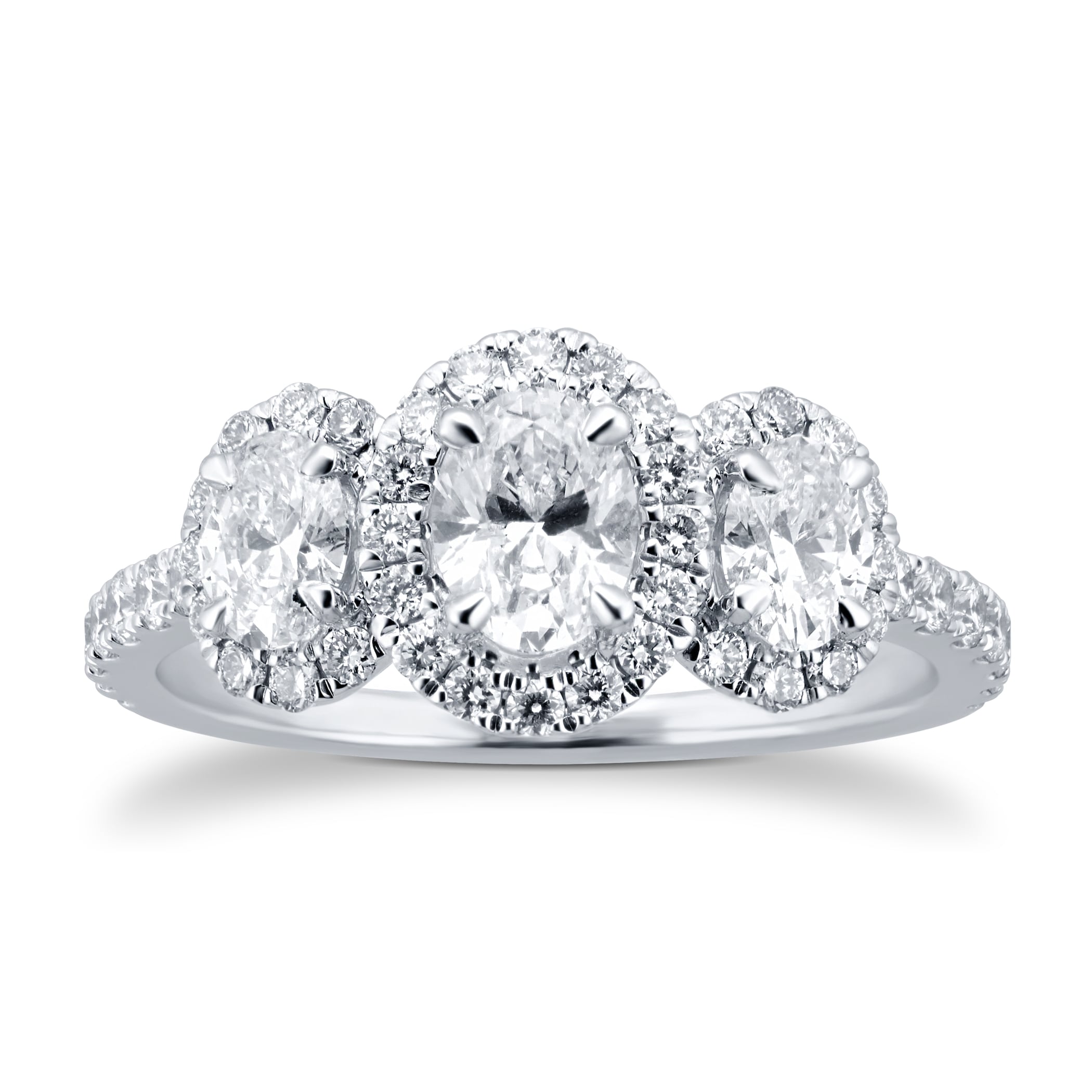 Mappin & Webb Amelia Platinum Oval 1.50cttw Diamond Engagement Ring Mappin & Webb Amelia Platinum Oval 1.50cttw Diamond Engagement Ring