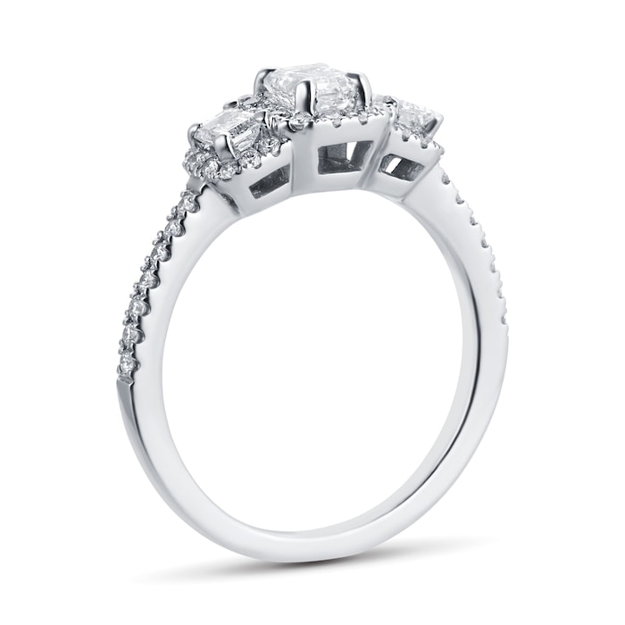 Mappin & Webb Amelia Platinum 1.00cttw Diamond Engagement Ring