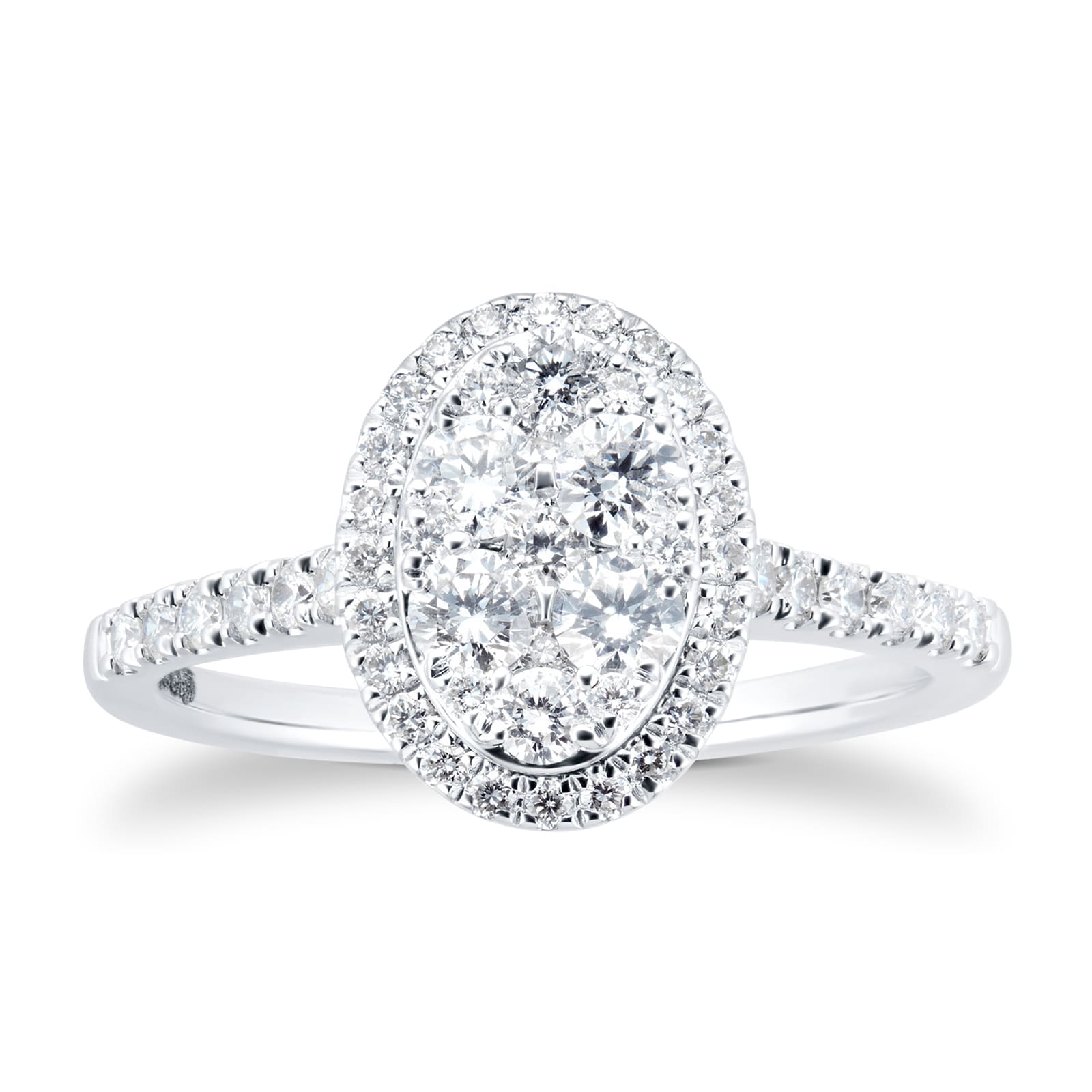 Oval Engagement Rings, Solitaire & Halo Oval Diamond Rings Online UK ...