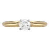 Mappin & Webb Silhouette 18ct Yellow Gold 0.25ct Diamond Engagement Ring