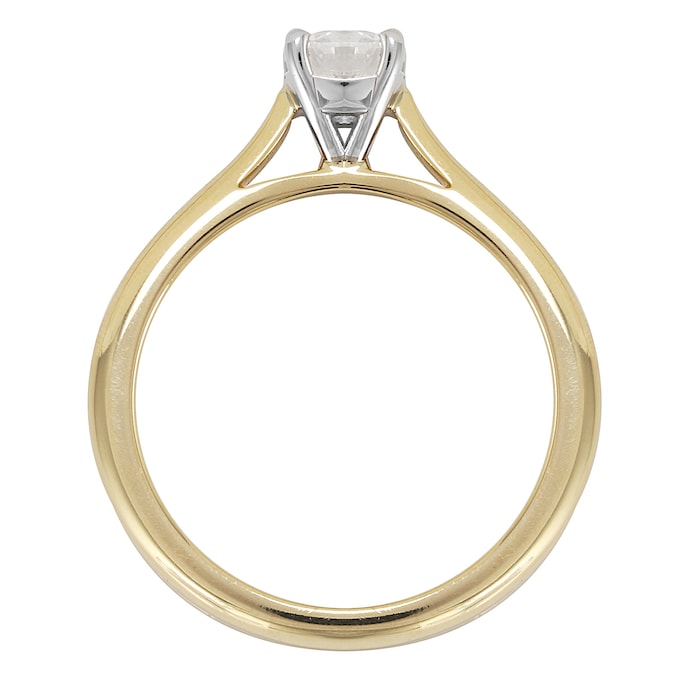 Mappin & Webb Silhouette 18ct Yellow Gold 0.25ct Diamond Engagement Ring