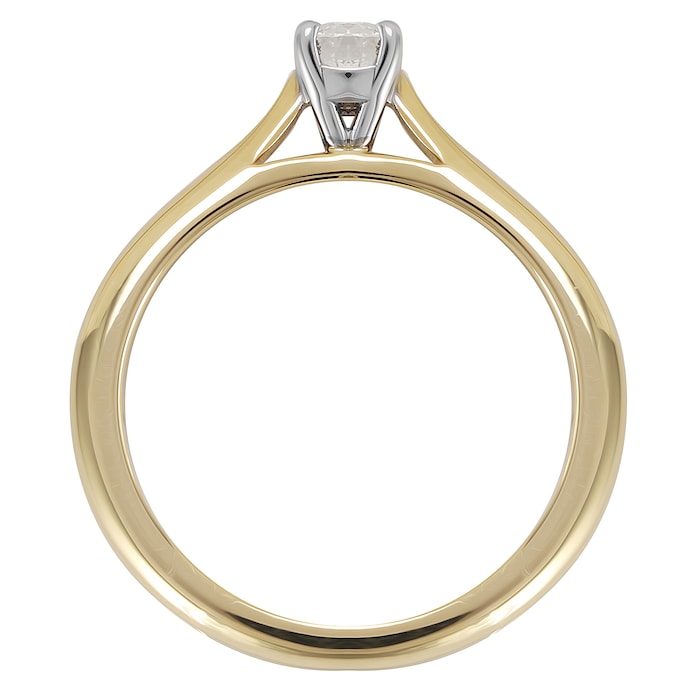Mappin & Webb Silhouette 18ct Yellow Gold 0.50ct Diamond Engagement Ring