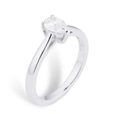 Mappin & Webb Belvedere Platinum 0.50ct Pear Diamond Engagement Ring