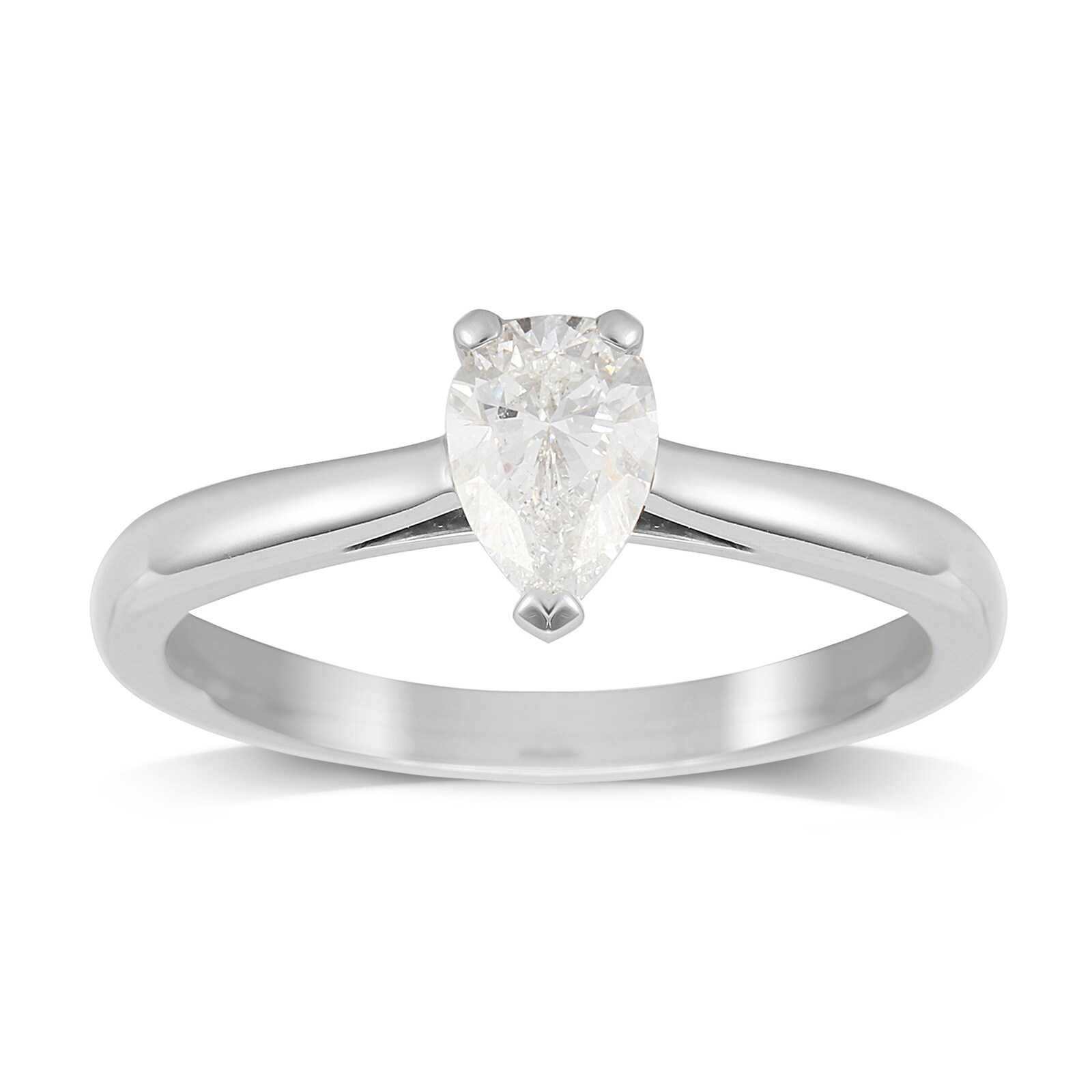 Mappin & Webb Belvedere Platinum 0.80ct Pear Diamond Engagement Ring
