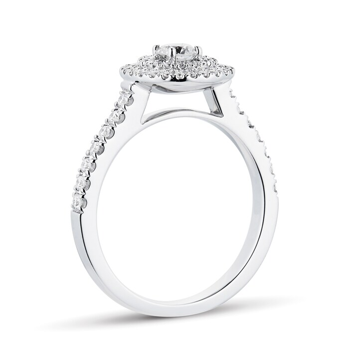 Goldsmiths 18ct White Gold 0.50ct Goldsmiths Brightest Diamond Ring