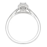 Goldsmiths Brilliant Cut 0.50 Carat Total Weight Diamond Ring In Platinum