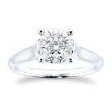 Mappin & Webb Masquerade 18ct White Gold 0.48cttw Diamond Ring