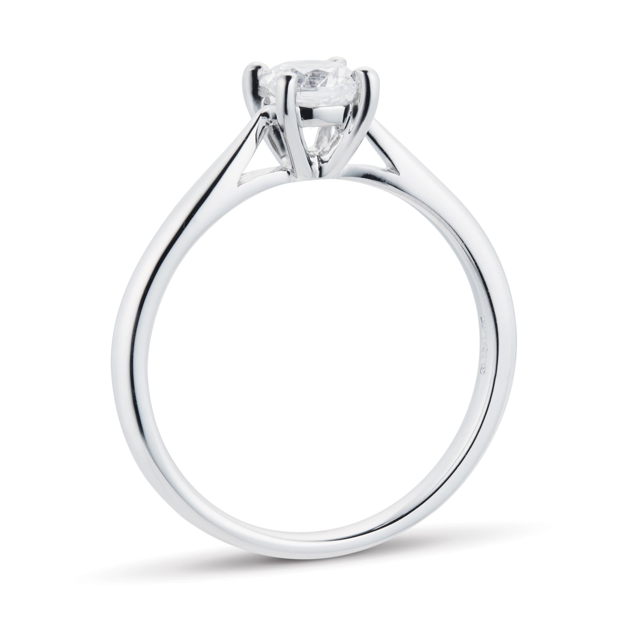 Goldsmiths Platinum 0.40ct Brilliant Cut Diamond Solitaire Ring Goldsmiths Platinum 0.40ct Brilliant Cut Diamond Solitaire Ring