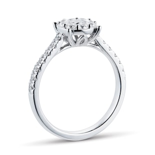 Goldsmiths Platinum 0.75cttw Diamond Endless Cluster Ring