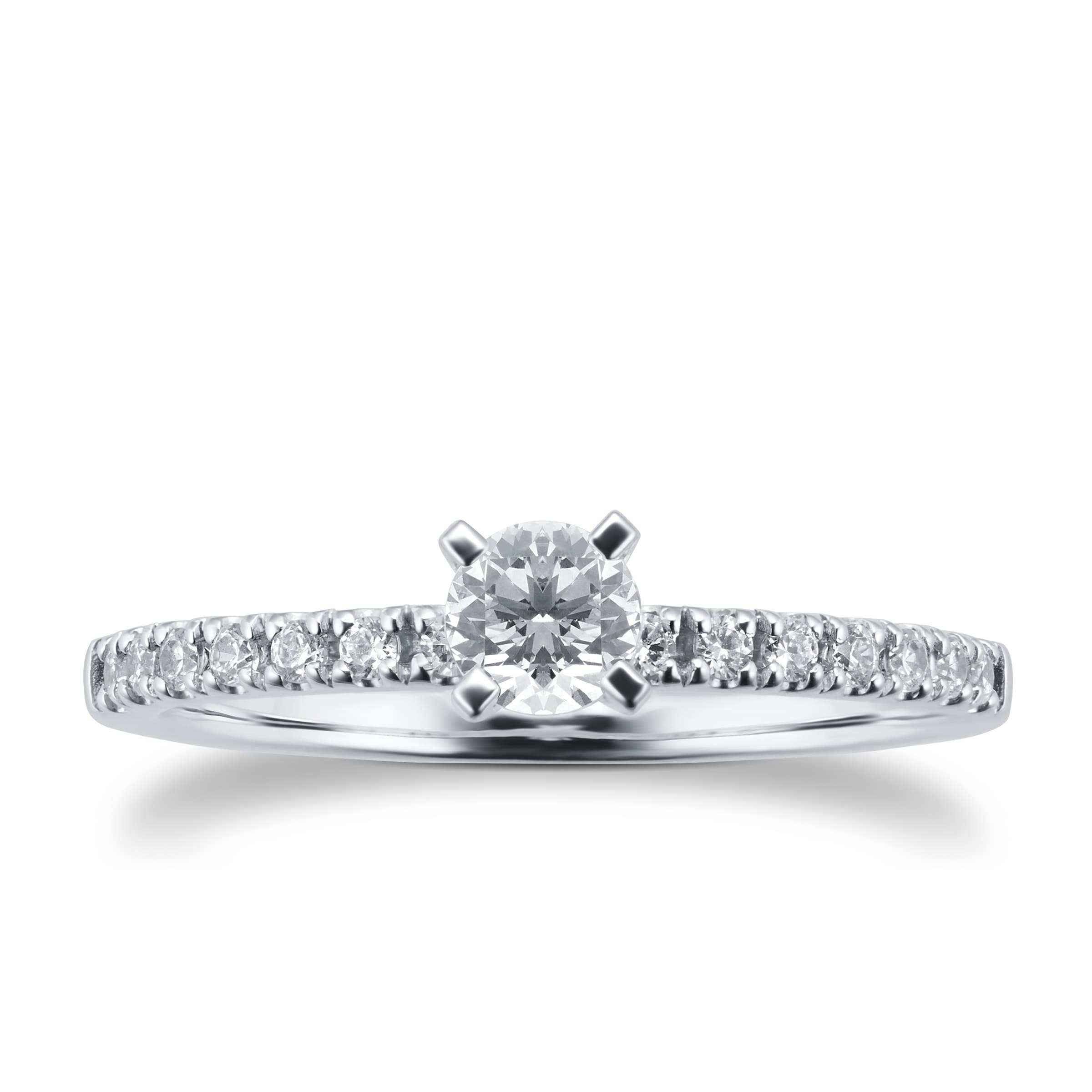 18ct White Gold 0.50cttw Diamond Solitaire Ring